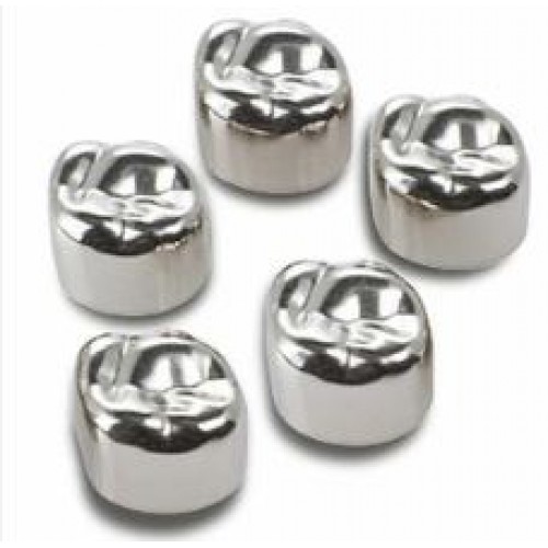 Ion Nichro Stainless Steel Molar Crowns, Pediatric, First Primary Molar,5/Pk