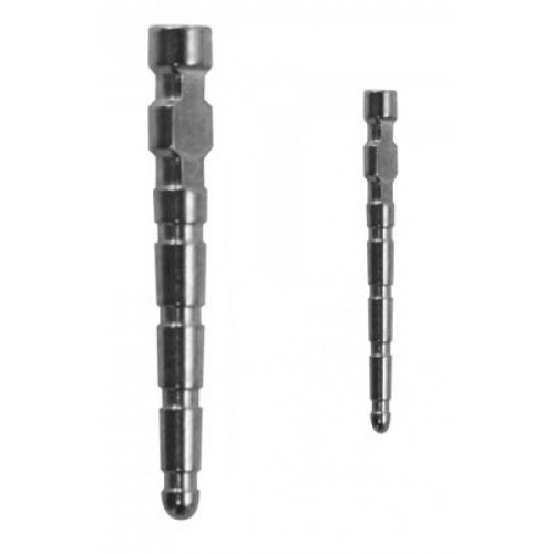 C-I Stainless-Steel Posts, Refill, # 1, Fine, Round Head, 10/Pk, S105