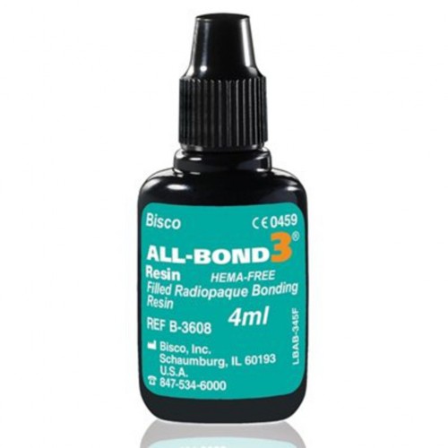 All-Bond 3 Universal Total-Etch Bonding Resin, Refill, 4 ml/Bt, 1/Pk, B-3608P