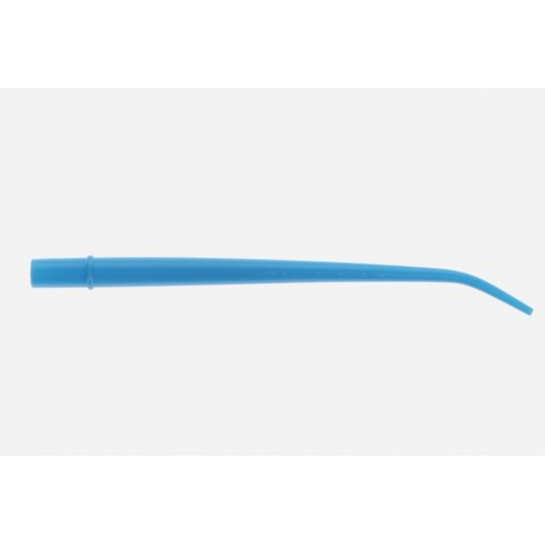 Disposable Surgical Aspirator Tips, Plastic, Small, 1/16", Blue, 25/Pk, 100645