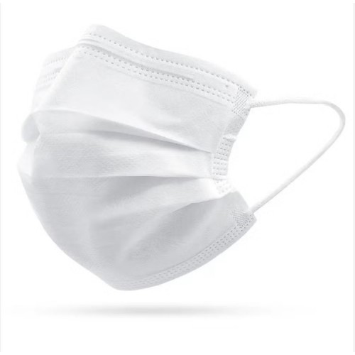 Essentials Earloop Masks, White, 50/Pk, ELM-WH