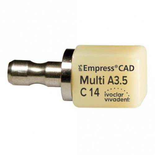 IPS Empress CAD, for CEREC and inLab Multi Blocks, C14, A3.5, 5/Pk, 602601