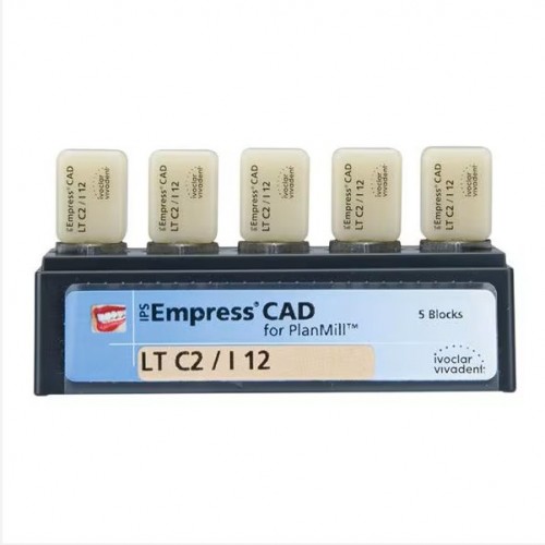 IPS Empress CAD, for CEREC and inLab LT Blocks, I12, C2, 5/Pk, 602564