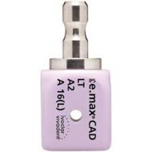 IPS e.max CAD, for CEREC and inLab HT, A16 (L), A2, 5/Pk, 644385