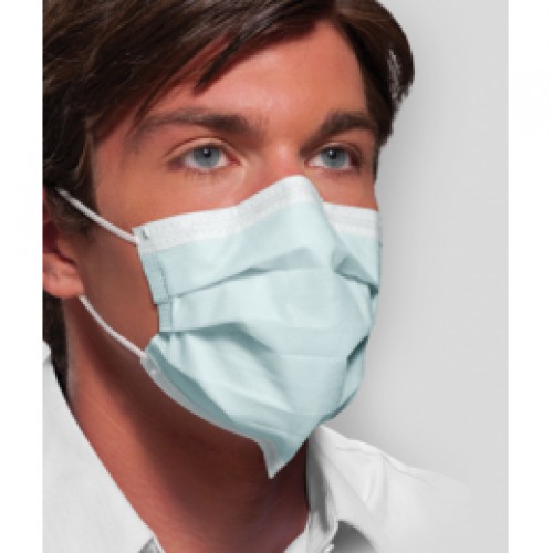 Isofluid SecureFit Earloop Masks, ASTM Level 1, Blue, 50/Pk, CGIBLSF