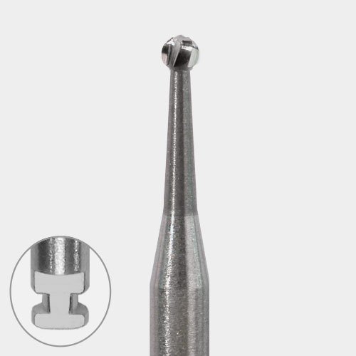 NeoBurr Sterile Surgical Length Carbide Burs, FGSL, Round, # 4, 1.4 mm, 25/Pk, FGSL4