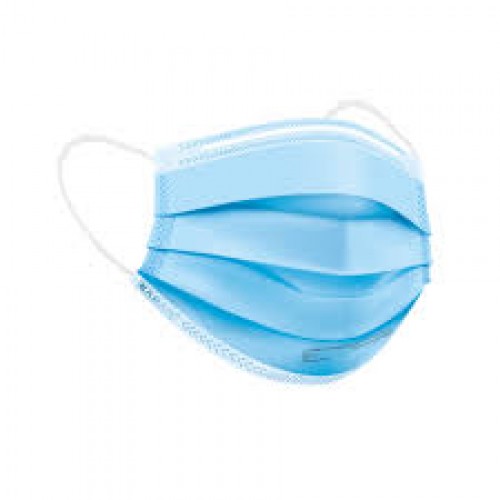 Hold-It Surgical Face Mask Box Holder, for Ear Loop/Pleated Masks, White, 1/Pk, 1856