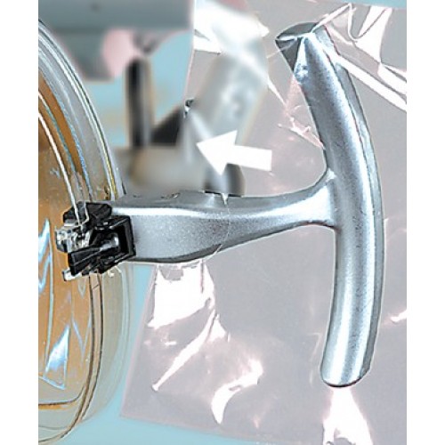 T-Style, T-Bar Light Handle Sleeves, 4" x 5.75", Clear, 500/Pk, 101168