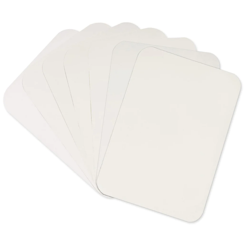 Bracket Heavyweight Paper Tray Covers, Midwest, # E, 9" x 13.5", White, 1000/Pk, FEWH