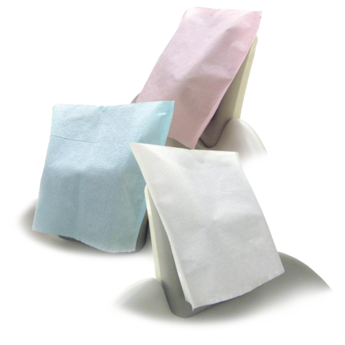 SafeBasics Tissue/Poly Headrest Covers, 10" x 10", Lavender, 500/Pk, 3020