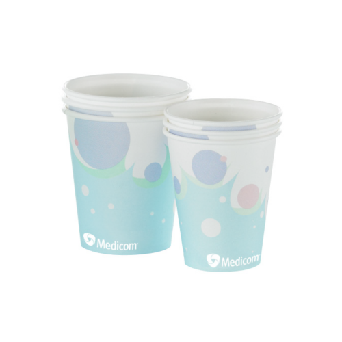 Poly Coated Paper Cups, 5 oz, Bubbles, 1000/Pk, 115-CH
