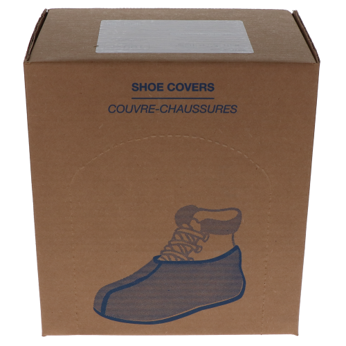 Shoe Covers, Non-Skid, Blue, 100/Pk, 8007