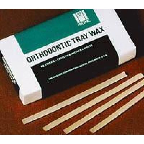 Hygenic Orthodontic Tray Wax Sticks, White, 48/Pk, H00827