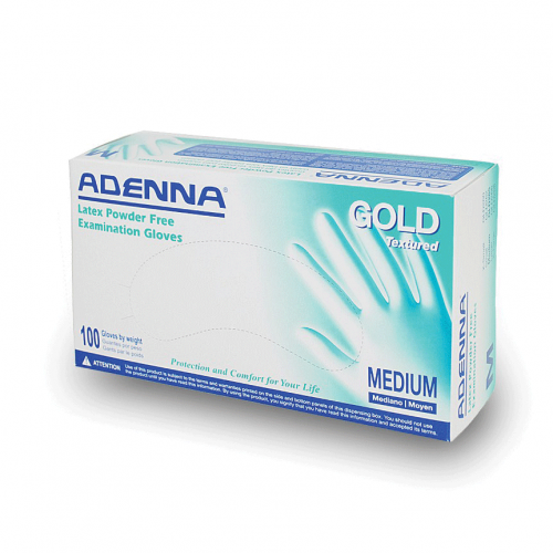 Adenna Gold Textured PF Latex 100/Bx