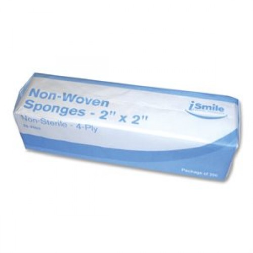 Sponges - Non-Woven Non-Sterile (Imported) 2X2 4-ply (5000)