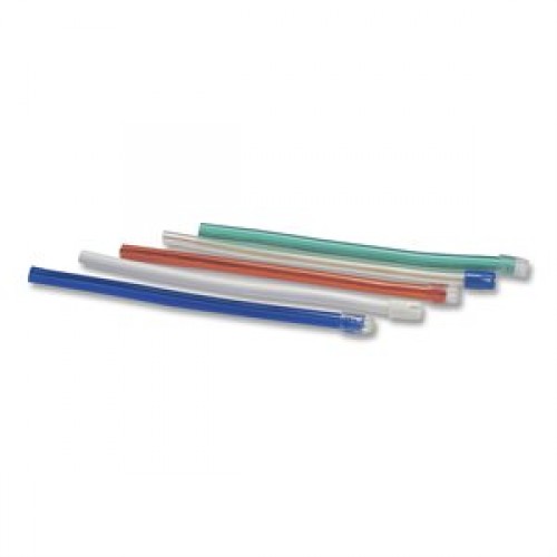 Saliva Ejectors - Bendable - Clear, White & Asst'd Colors w/ white tip (100)