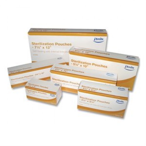 Sterilization Pouches - Tinted, Tri-Seal - 2-1/4 x 4 (200 pack)