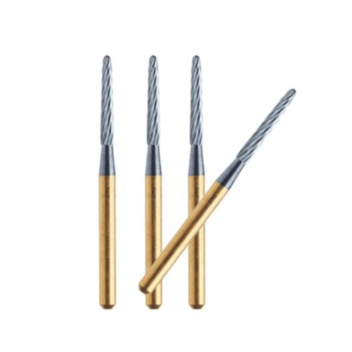 Carbide Burs, Straight Finishing w/round end - PK/5