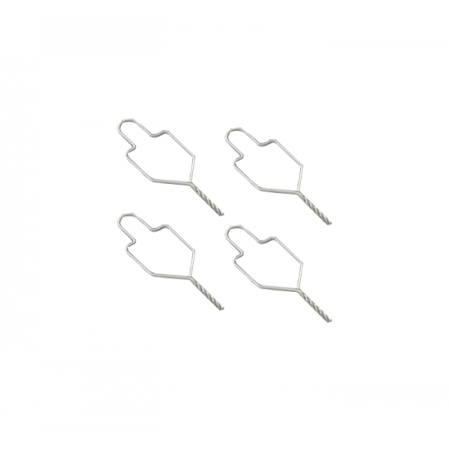 Shorty Stainless Steel Ligature Ties .010, 500 Per Pack