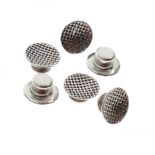 Bondable Lingual Buttons Round FLAT 10pcs Low Profile