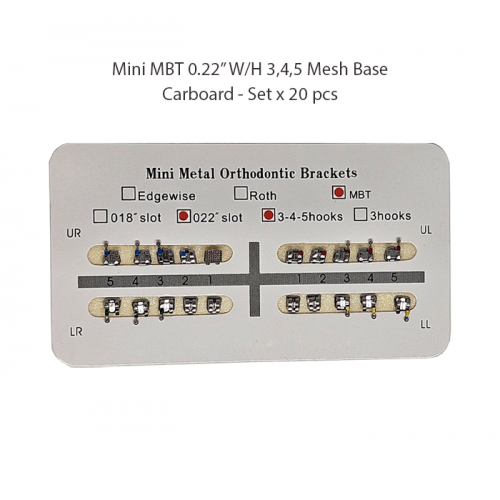 Mini Brackets MBT 0.22 W/H 345 Mesh Base / Cardboard
