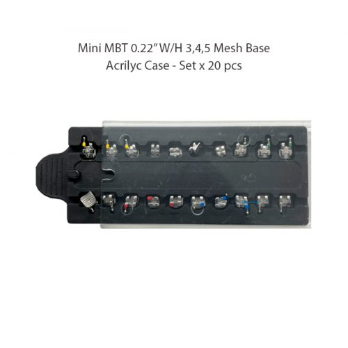 Mini Brackets MBT 0.22 W/H 345 Mesh Base / Acrylic Case