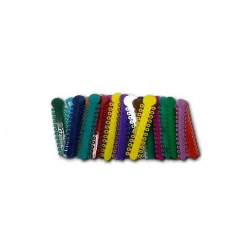 Elastomeric Ligature Ties Assorted Pack x 40 Sticks / 1,040 Ties
