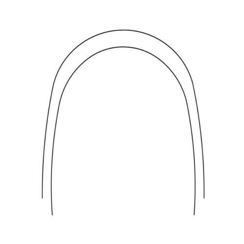 Vision Super Elastic Nickel Titanium Archwire, Natural (35 ct)