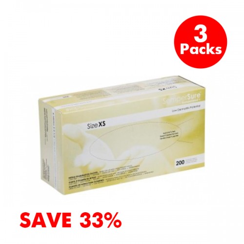 SemperSure® Nitrile Gloves – X-Small – Buy 2, Get 1 FREE! (3-Pack × 200 ct/box) – Sale25